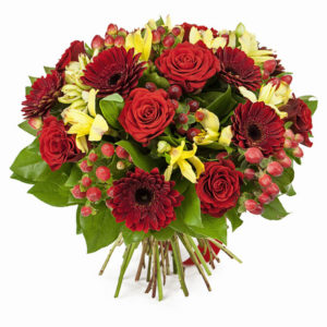 bouquet fleurs amour maroc