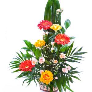 bouquet fleurs Merci casablanca